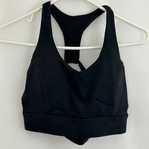 Women’s New Black Sports Bra Size L